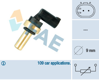 FAE Sensor, Kühlmitteltemperatur FAE Sensor, Kühlmitteltemperatur