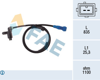 FAE Sensor, Raddrehzahl