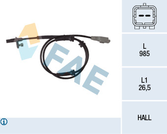 FAE Sensor, Raddrehzahl FAE Sensor, Raddrehzahl