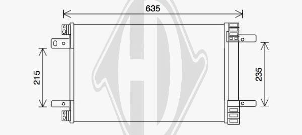 DIEDERICHS Kondensator, Klimaanlage