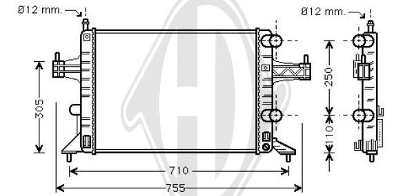 DIEDERICHS Kühler, Motorkühlung