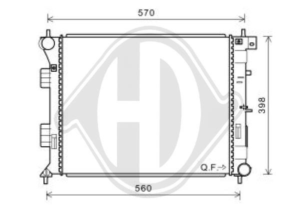 DIEDERICHS Kühler, Motorkühlung