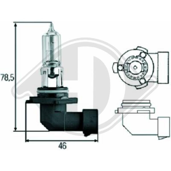 DIEDERICHS Glühlampe, Fernscheinwerfer