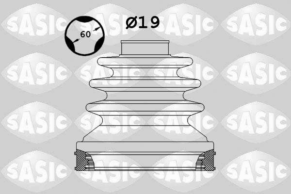 SASIC Faltenbalgsatz, Antriebswelle