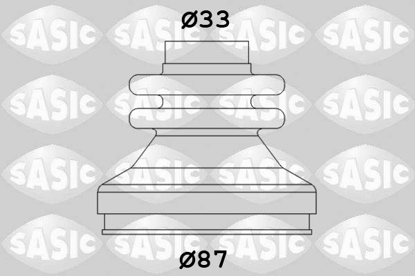 SASIC Faltenbalgsatz, Antriebswelle
