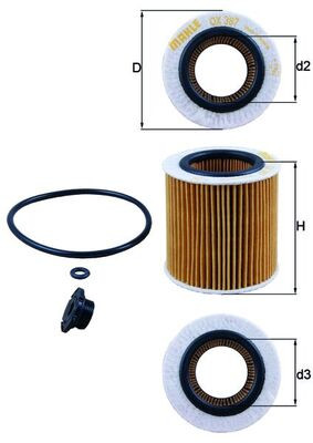 MAHLE Ölfilter