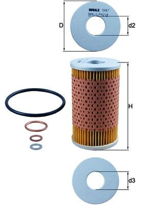MAHLE Ölfilter