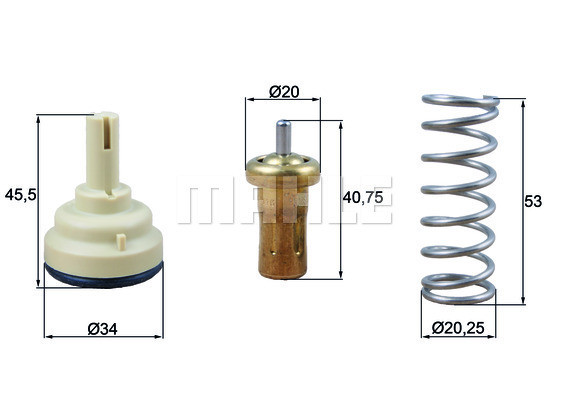 MAHLE Thermostat, Kühlmittel