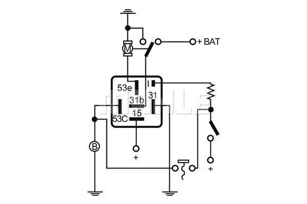 MAHLE Relais, Wisch-Wasch-Intervall