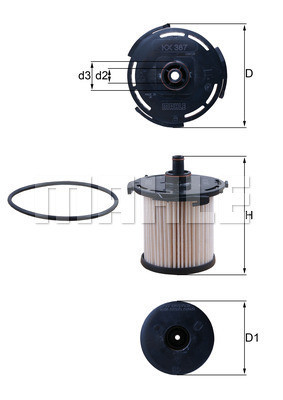 MAHLE Kraftstofffilter