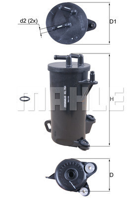 MAHLE Kraftstofffilter