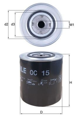 MAHLE Ölfilter
