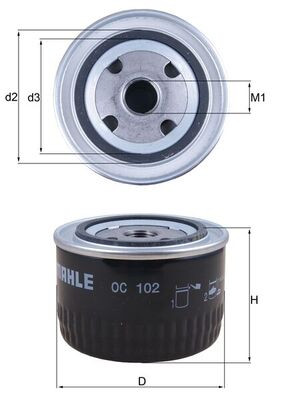 MAHLE Ölfilter