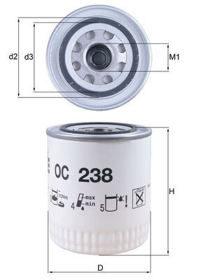 MAHLE Ölfilter