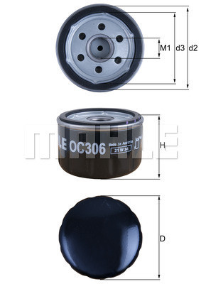 MAHLE Ölfilter