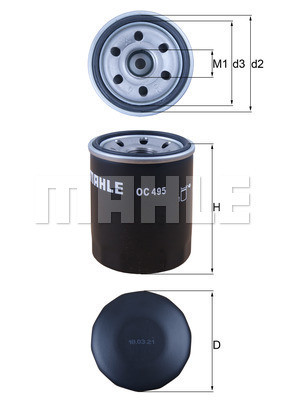 MAHLE Ölfilter