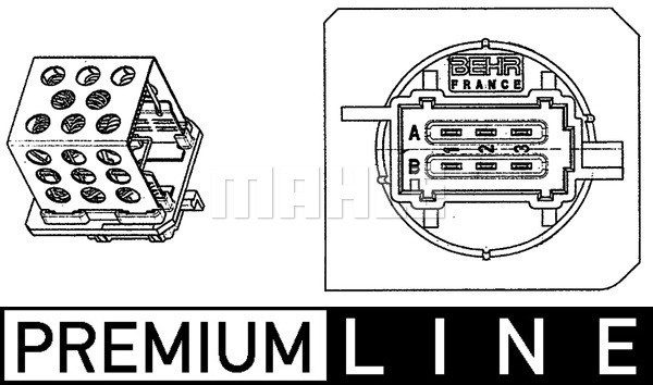 MAHLE Widerstand, Innenraumgebläse