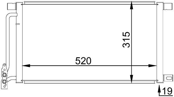 MAHLE Kondensator, Klimaanlage