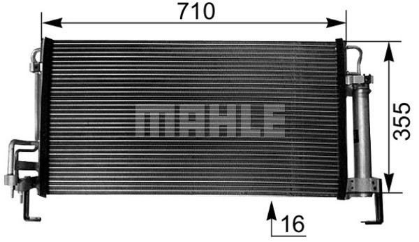 MAHLE Kondensator, Klimaanlage