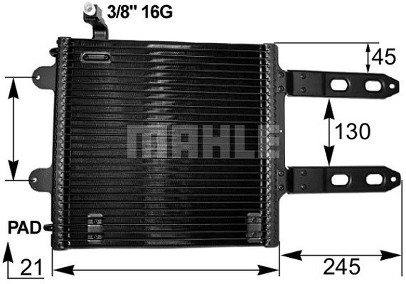 MAHLE Kondensator, Klimaanlage