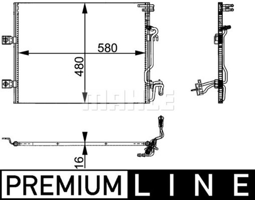MAHLE Kondensator, Klimaanlage