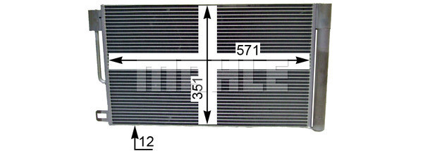 MAHLE Kondensator, Klimaanlage
