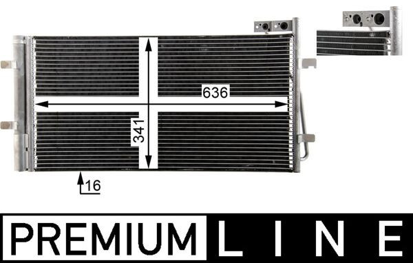 MAHLE Kondensator, Klimaanlage
