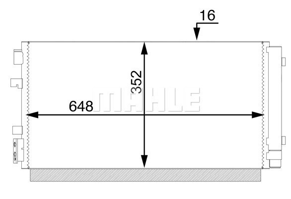 MAHLE Kondensator, Klimaanlage