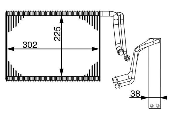MAHLE Verdampfer, Klimaanlage