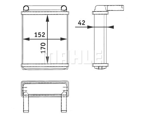 MAHLE Wärmetauscher, Innenraumheizung