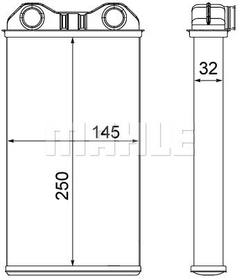 MAHLE Wärmetauscher, Innenraumheizung