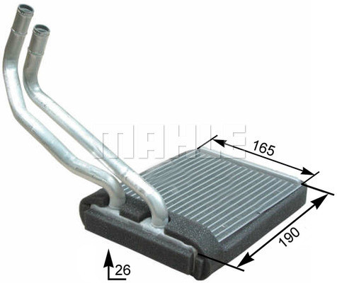 MAHLE Wärmetauscher, Innenraumheizung