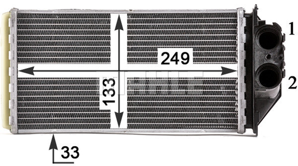 MAHLE Wärmetauscher, Innenraumheizung