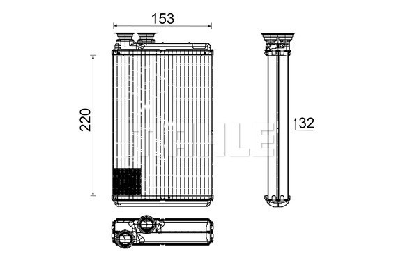 MAHLE Wärmetauscher, Innenraumheizung