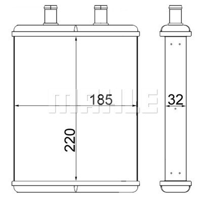 MAHLE Wärmetauscher, Innenraumheizung