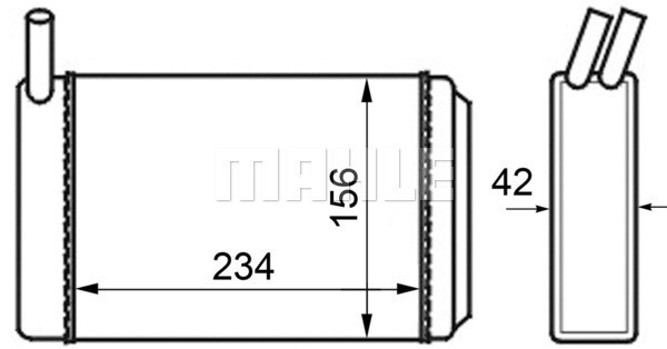 MAHLE Wärmetauscher, Innenraumheizung