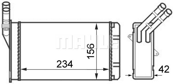 MAHLE Wärmetauscher, Innenraumheizung