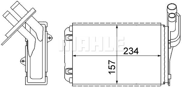 MAHLE Wärmetauscher, Innenraumheizung