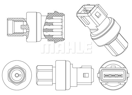 MAHLE Druckschalter, Klimaanlage