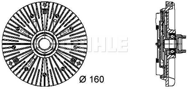 MAHLE Kupplung, Kühlerlüfter