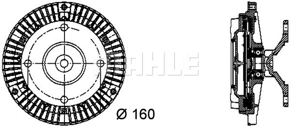 MAHLE Kupplung, Kühlerlüfter