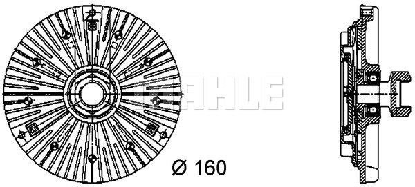 MAHLE Kupplung, Kühlerlüfter