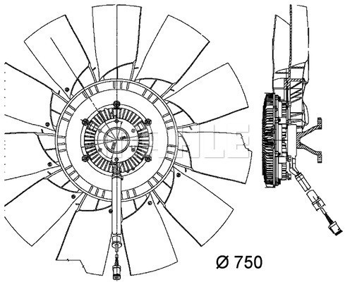 MAHLE Lüfter, Motorkühlung