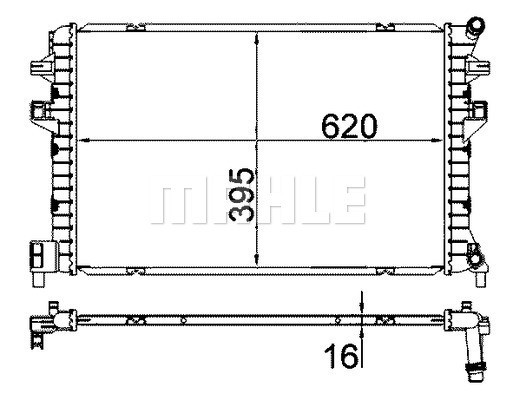 MAHLE Niedertemperaturkühler, Ladeluftkühler MAHLE Niedertemperaturkühler, Ladeluftkühler