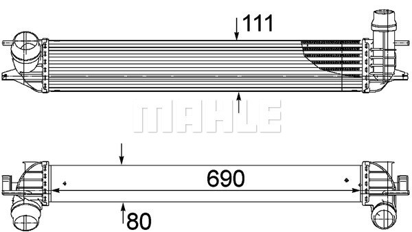 MAHLE Ladeluftkühler