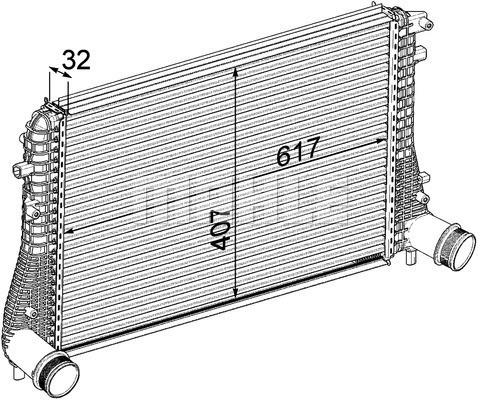 MAHLE Ladeluftkühler MAHLE Ladeluftkühler