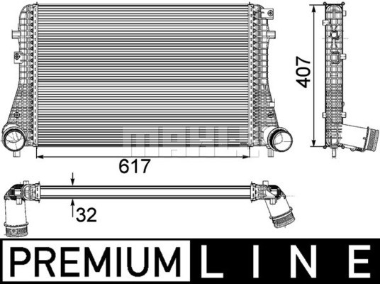 MAHLE Ladeluftkühler MAHLE Ladeluftkühler