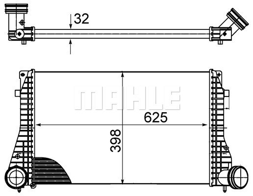 MAHLE Ladeluftkühler MAHLE Ladeluftkühler