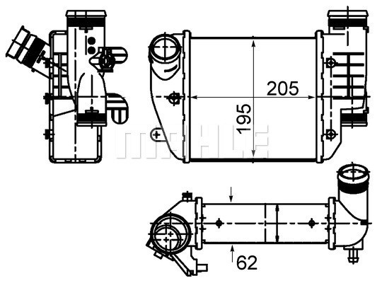 MAHLE Ladeluftkühler MAHLE Ladeluftkühler