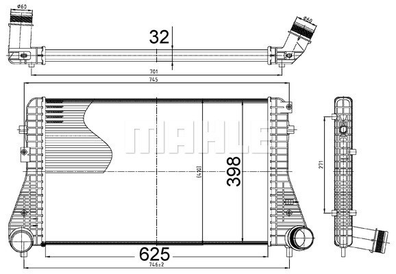 MAHLE Ladeluftkühler MAHLE Ladeluftkühler